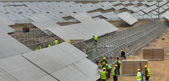 Giniúint cumhachta fótavoltach 500000 cileavata i Yecheng, Xinjiang